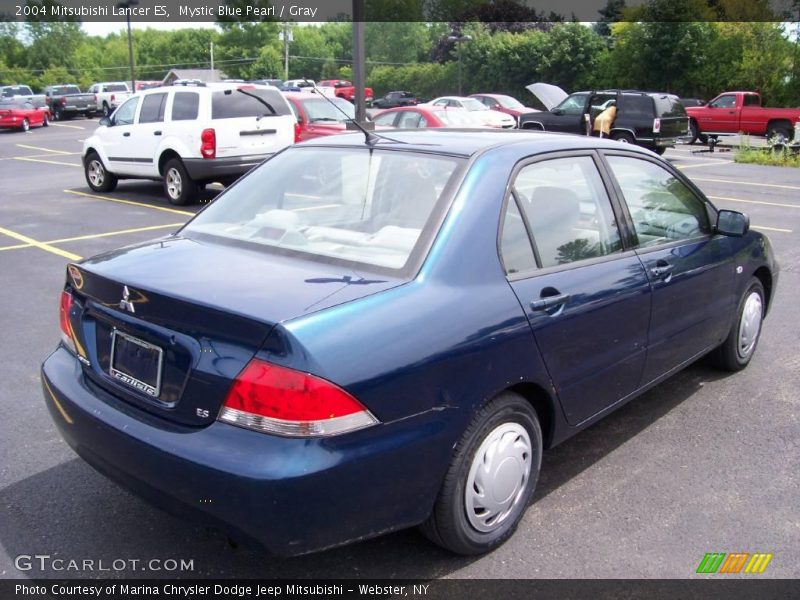 Mystic Blue Pearl / Gray 2004 Mitsubishi Lancer ES