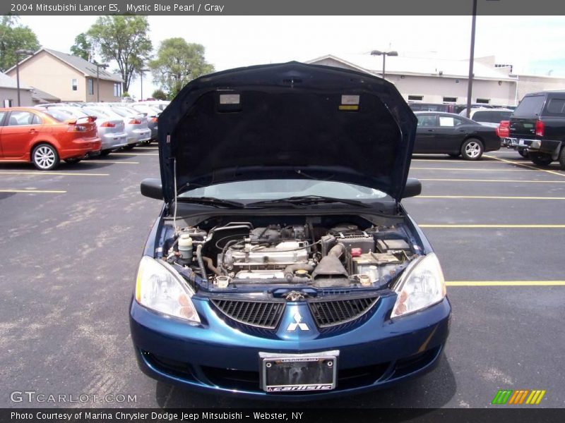 Mystic Blue Pearl / Gray 2004 Mitsubishi Lancer ES