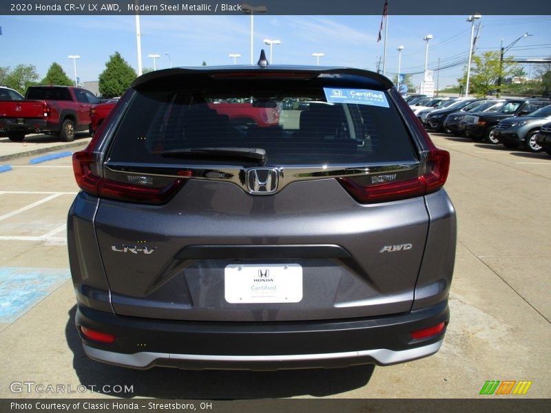 Modern Steel Metallic / Black 2020 Honda CR-V LX AWD