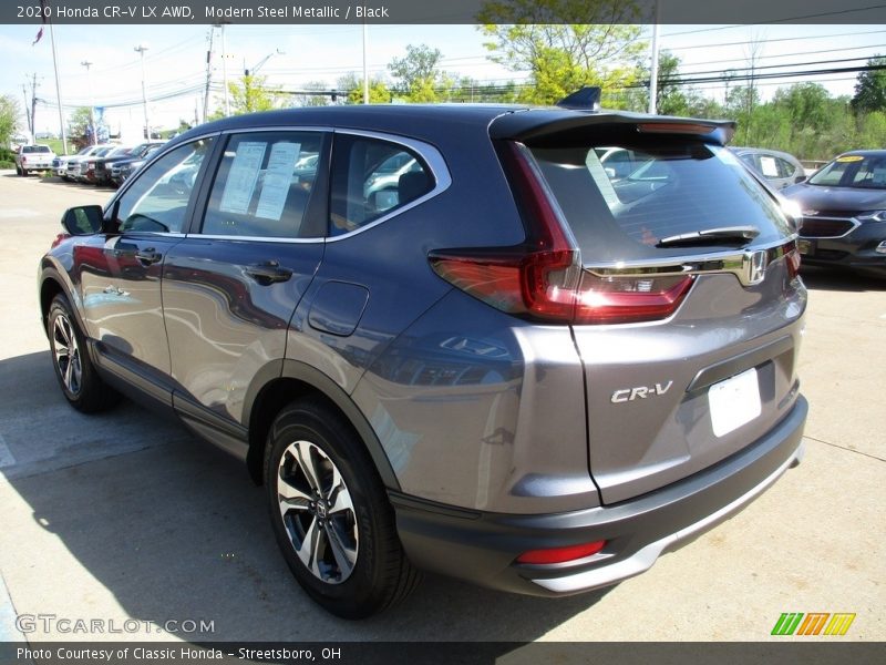 Modern Steel Metallic / Black 2020 Honda CR-V LX AWD