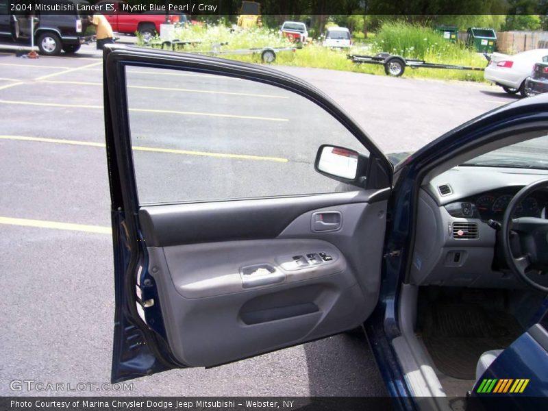 Mystic Blue Pearl / Gray 2004 Mitsubishi Lancer ES