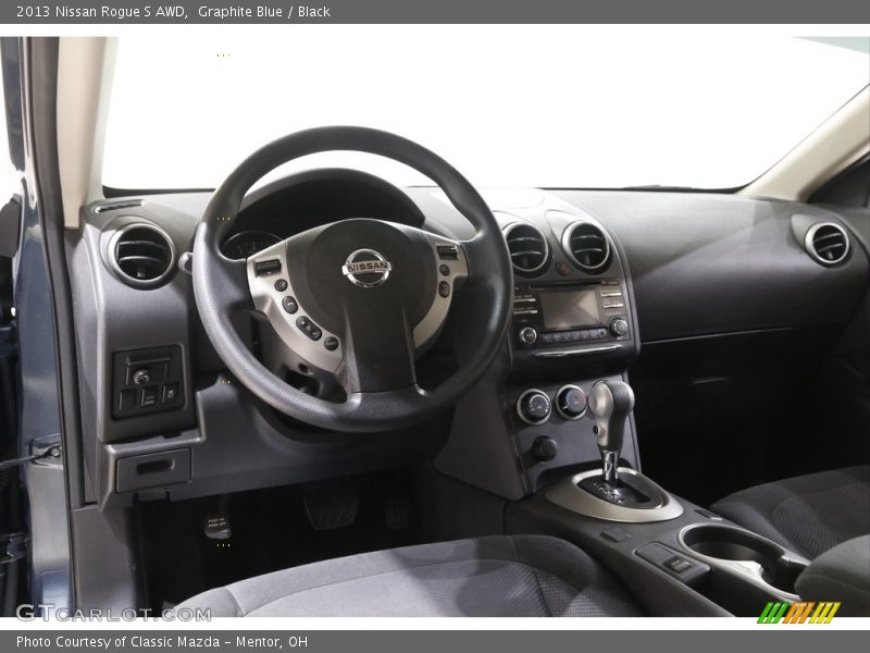 Graphite Blue / Black 2013 Nissan Rogue S AWD