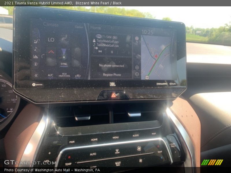 Blizzard White Pearl / Black 2021 Toyota Venza Hybrid Limited AWD