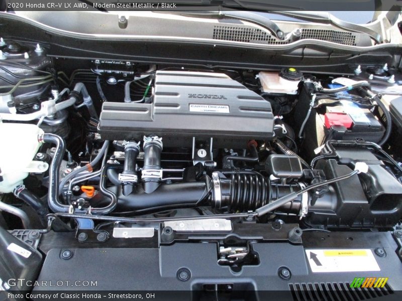 Modern Steel Metallic / Black 2020 Honda CR-V LX AWD