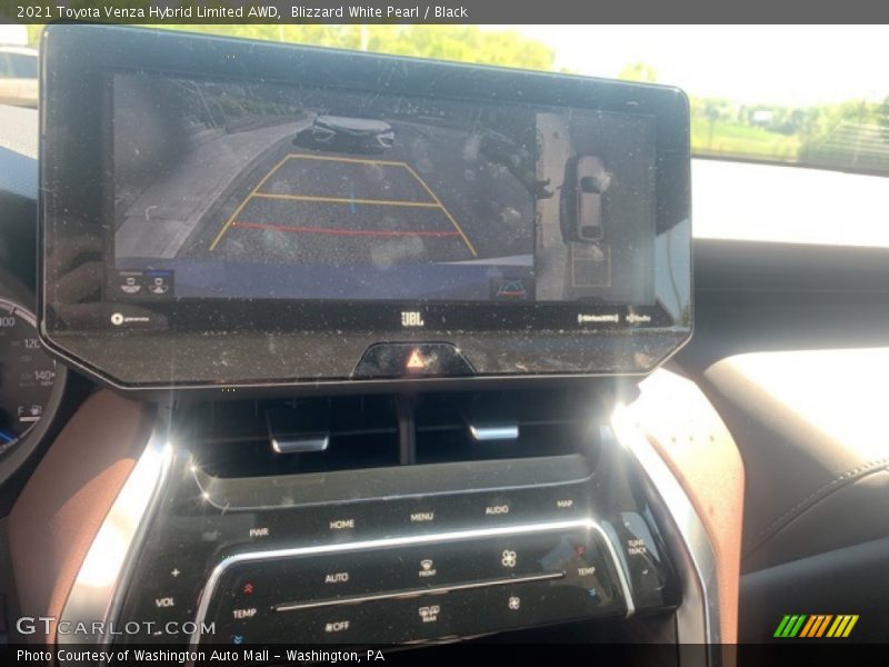 Blizzard White Pearl / Black 2021 Toyota Venza Hybrid Limited AWD