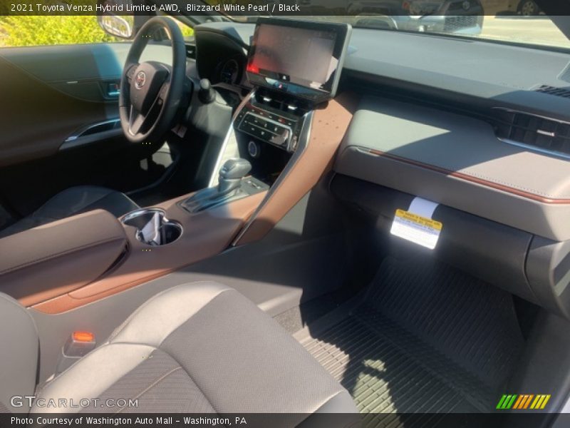 Blizzard White Pearl / Black 2021 Toyota Venza Hybrid Limited AWD