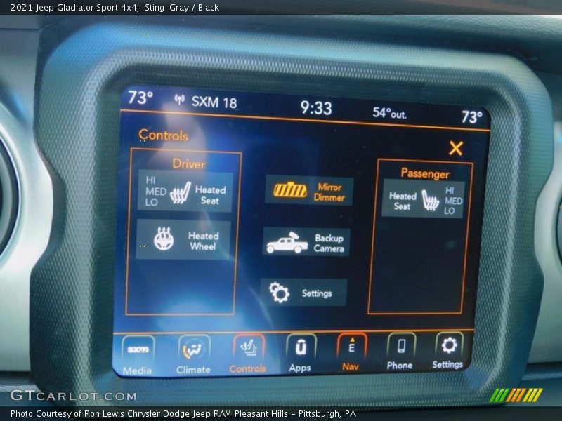 Sting-Gray / Black 2021 Jeep Gladiator Sport 4x4