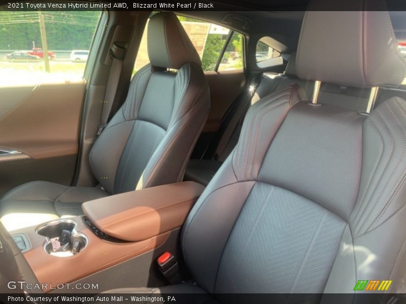 Blizzard White Pearl / Black 2021 Toyota Venza Hybrid Limited AWD