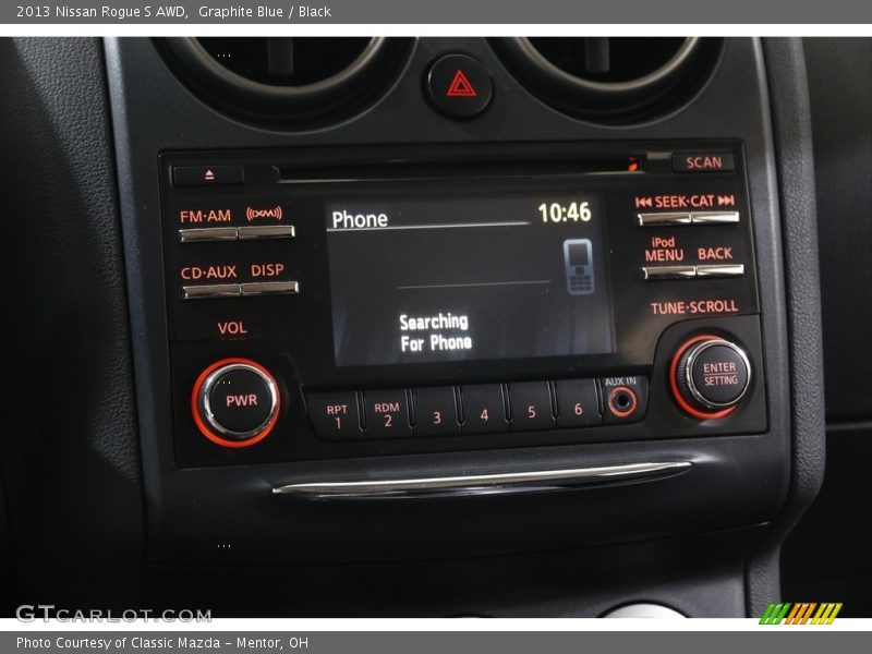 Graphite Blue / Black 2013 Nissan Rogue S AWD