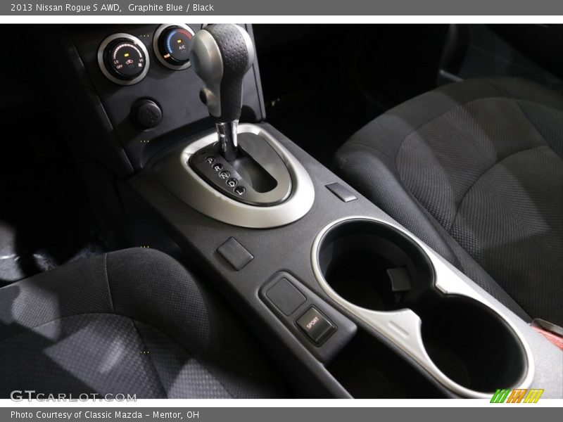 Graphite Blue / Black 2013 Nissan Rogue S AWD