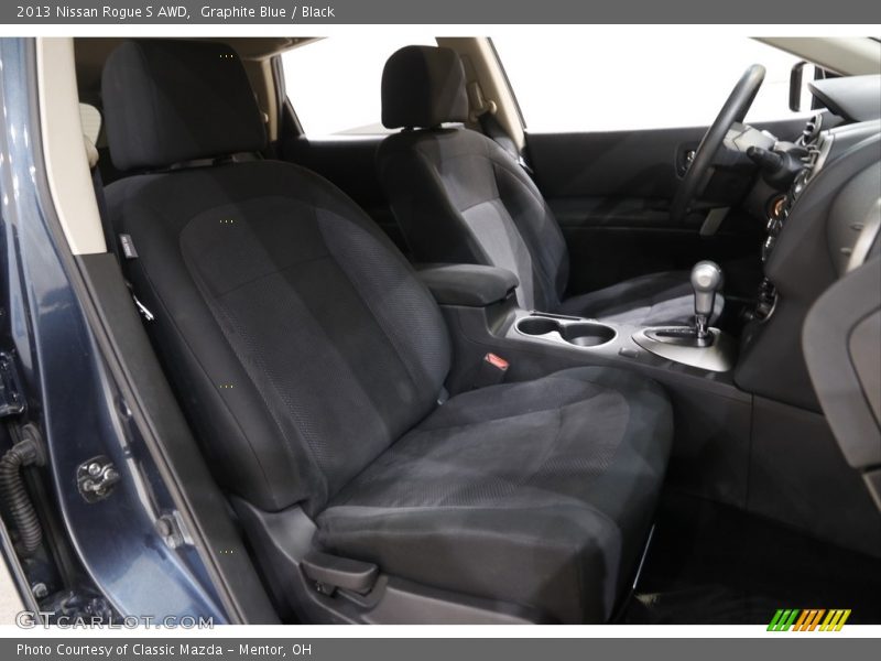 Graphite Blue / Black 2013 Nissan Rogue S AWD