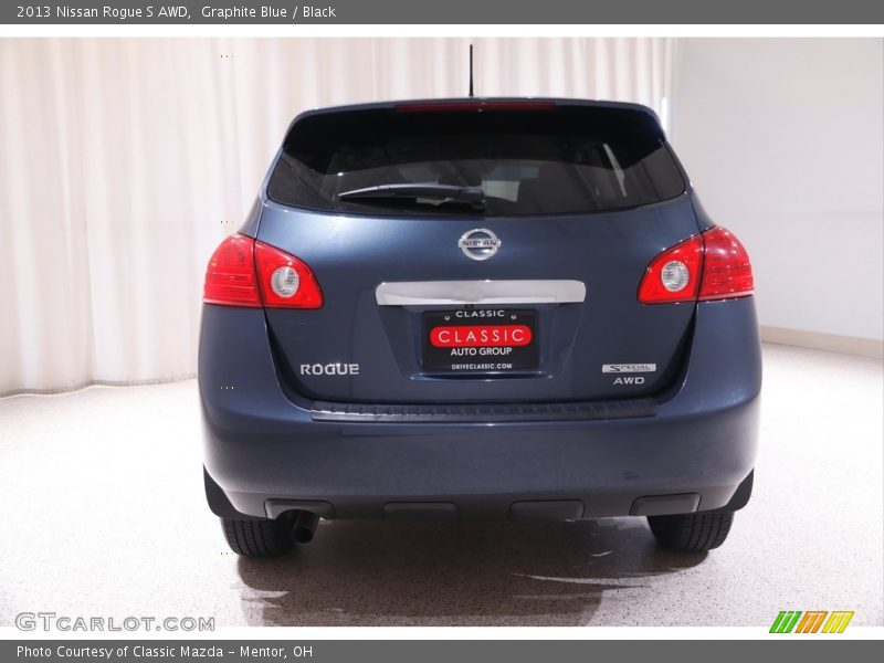 Graphite Blue / Black 2013 Nissan Rogue S AWD