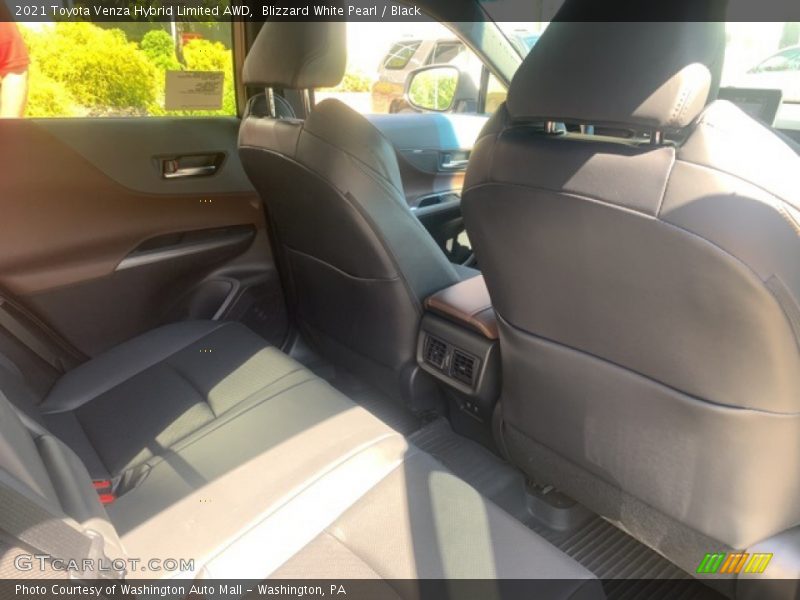 Blizzard White Pearl / Black 2021 Toyota Venza Hybrid Limited AWD