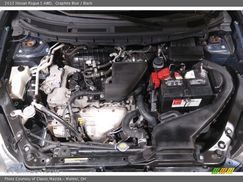 Graphite Blue / Black 2013 Nissan Rogue S AWD
