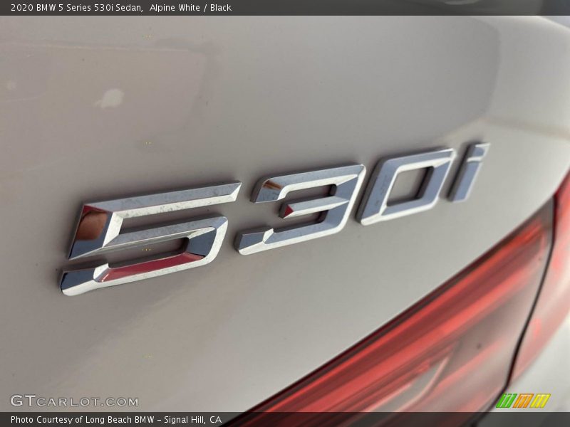 Alpine White / Black 2020 BMW 5 Series 530i Sedan