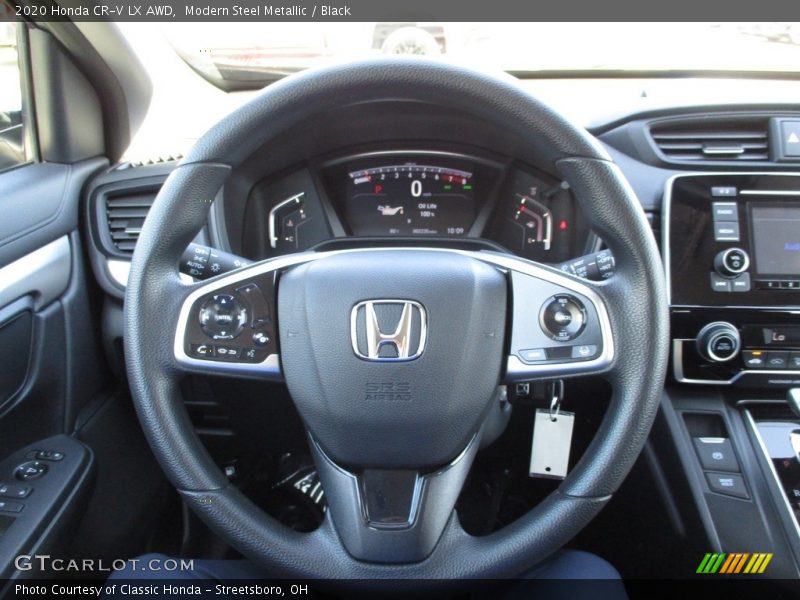 Modern Steel Metallic / Black 2020 Honda CR-V LX AWD
