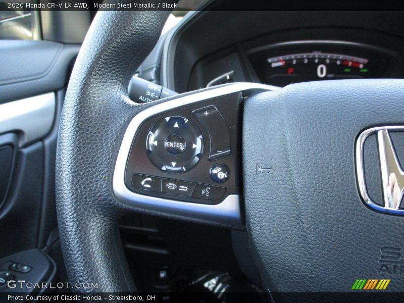 Modern Steel Metallic / Black 2020 Honda CR-V LX AWD