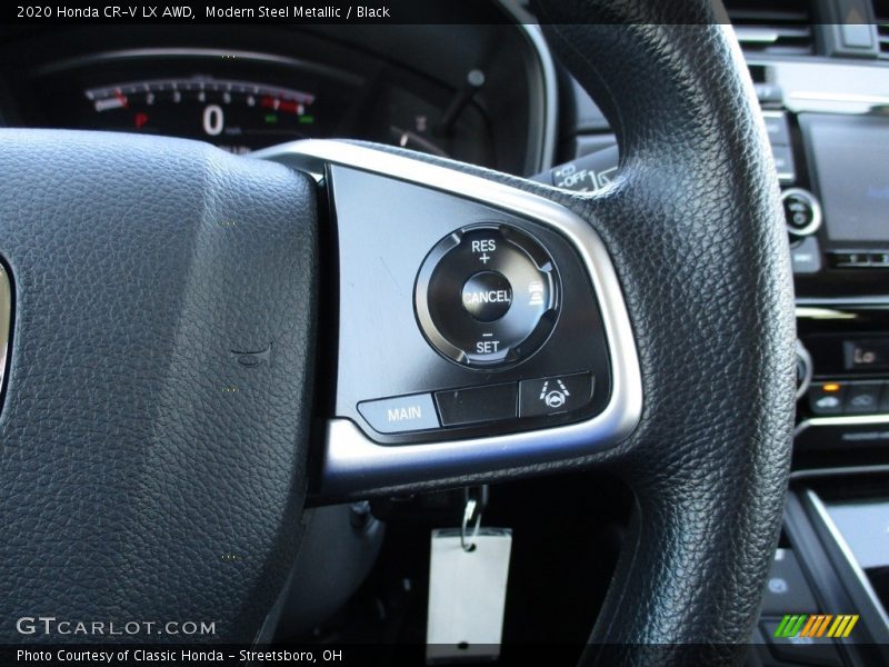 Modern Steel Metallic / Black 2020 Honda CR-V LX AWD