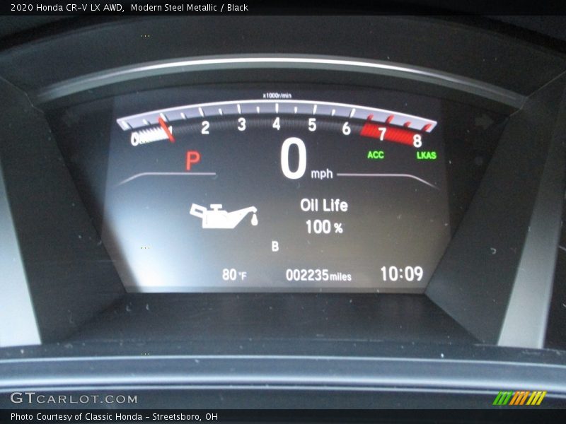Modern Steel Metallic / Black 2020 Honda CR-V LX AWD