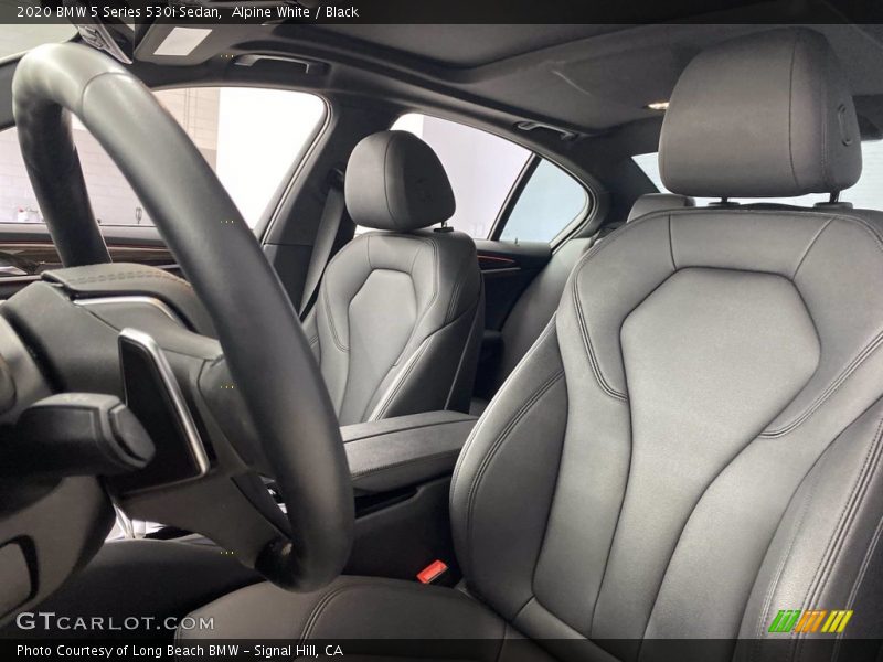 Alpine White / Black 2020 BMW 5 Series 530i Sedan