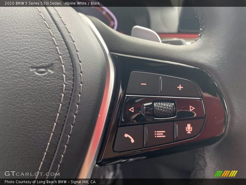 Alpine White / Black 2020 BMW 5 Series 530i Sedan