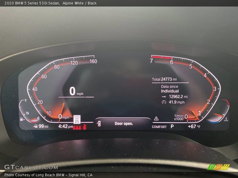Alpine White / Black 2020 BMW 5 Series 530i Sedan