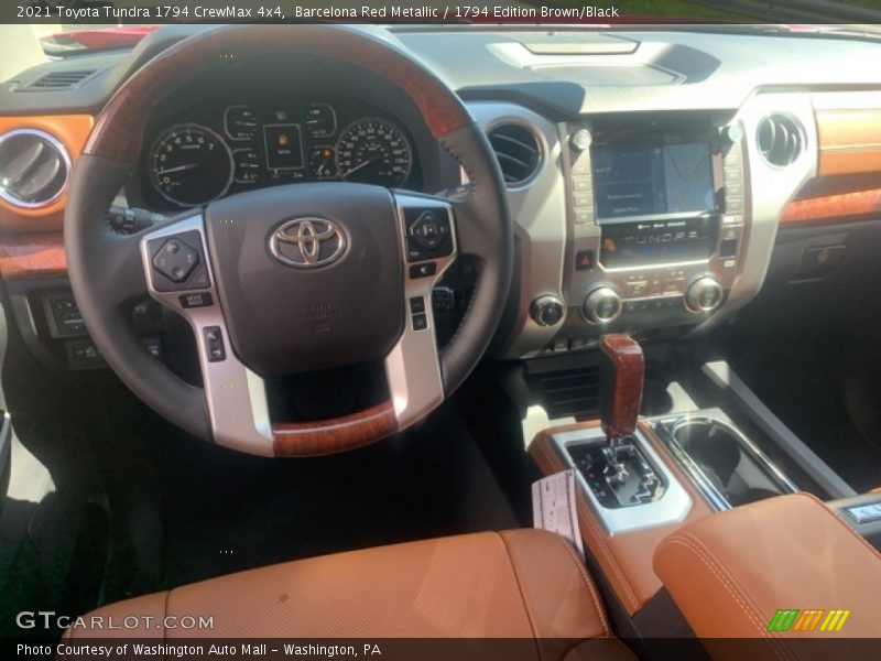 Barcelona Red Metallic / 1794 Edition Brown/Black 2021 Toyota Tundra 1794 CrewMax 4x4