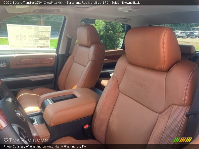 Front Seat of 2021 Tundra 1794 CrewMax 4x4