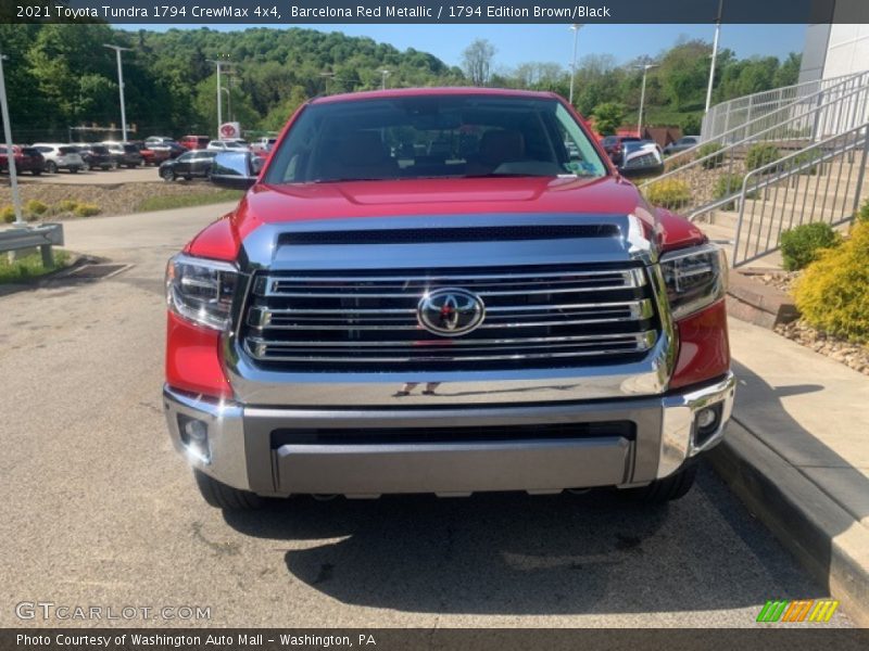 Barcelona Red Metallic / 1794 Edition Brown/Black 2021 Toyota Tundra 1794 CrewMax 4x4