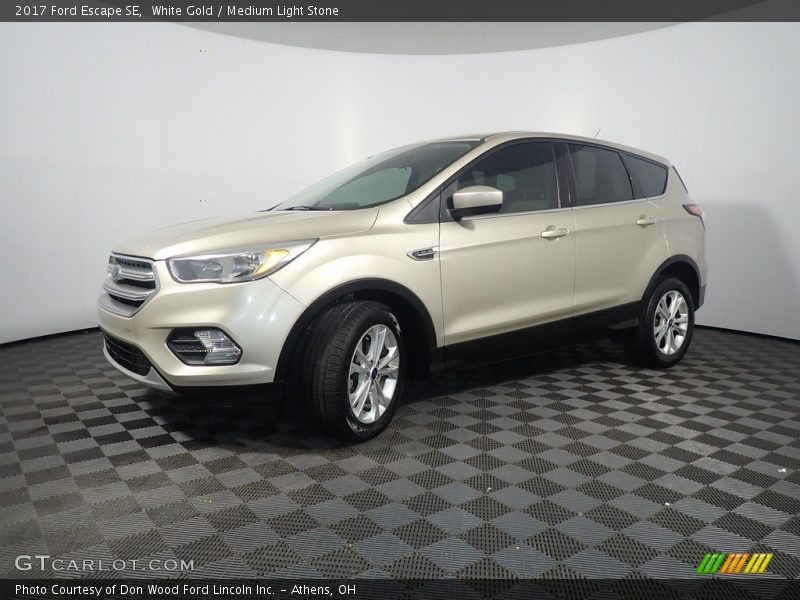 White Gold / Medium Light Stone 2017 Ford Escape SE