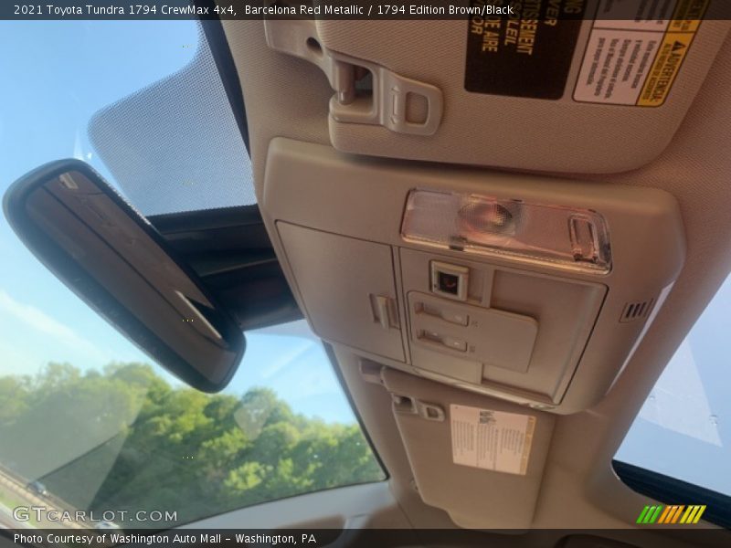 Barcelona Red Metallic / 1794 Edition Brown/Black 2021 Toyota Tundra 1794 CrewMax 4x4
