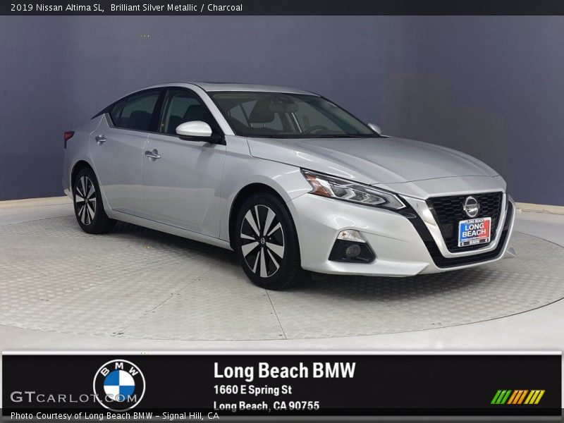 Brilliant Silver Metallic / Charcoal 2019 Nissan Altima SL