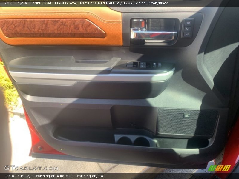 Barcelona Red Metallic / 1794 Edition Brown/Black 2021 Toyota Tundra 1794 CrewMax 4x4