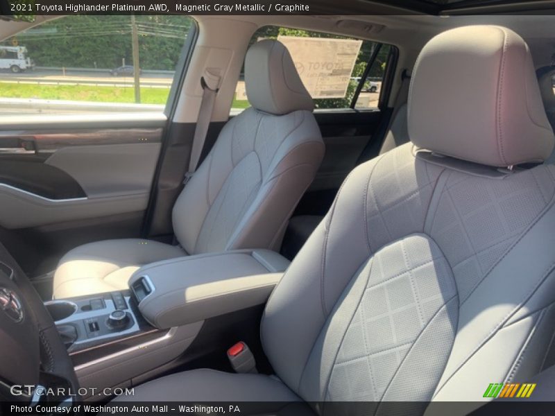 Magnetic Gray Metallic / Graphite 2021 Toyota Highlander Platinum AWD