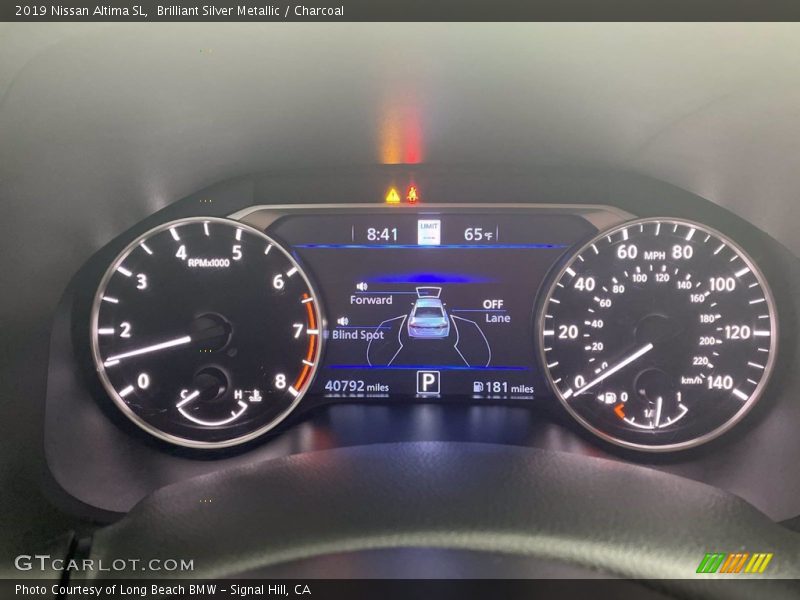 Brilliant Silver Metallic / Charcoal 2019 Nissan Altima SL