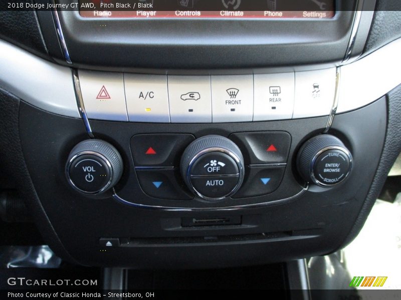 Controls of 2018 Journey GT AWD
