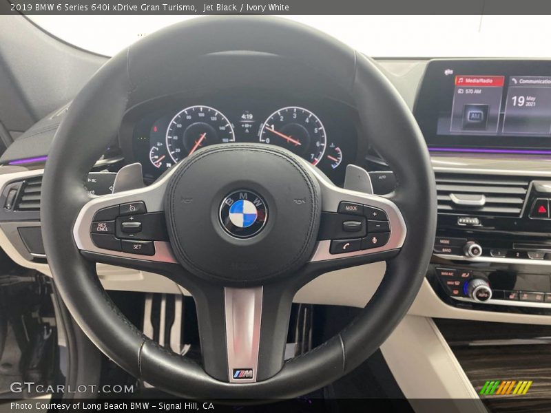 Jet Black / Ivory White 2019 BMW 6 Series 640i xDrive Gran Turismo