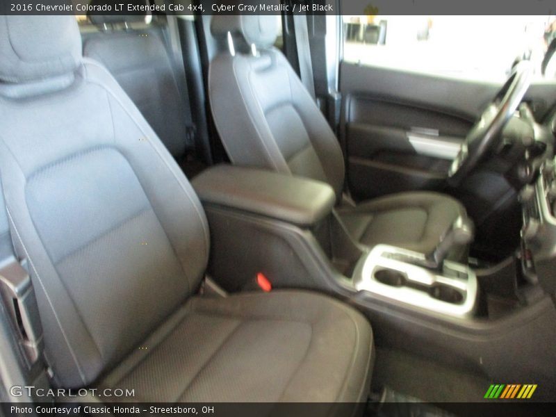 Cyber Gray Metallic / Jet Black 2016 Chevrolet Colorado LT Extended Cab 4x4
