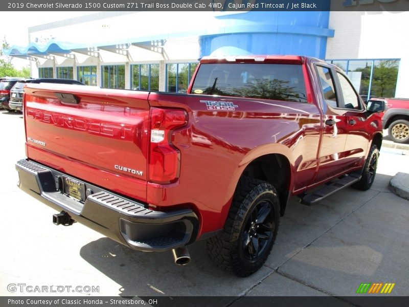 Cajun Red Tintcoat / Jet Black 2019 Chevrolet Silverado 1500 Custom Z71 Trail Boss Double Cab 4WD