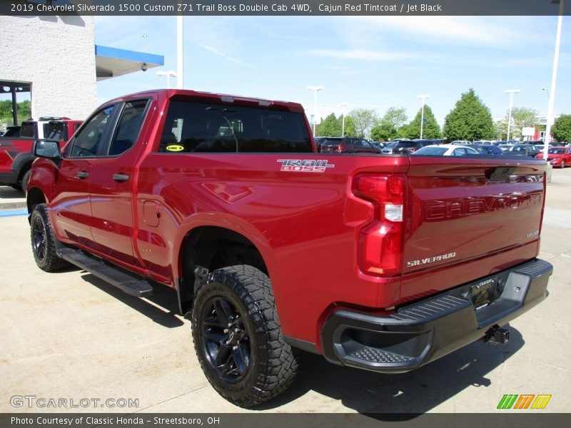 Cajun Red Tintcoat / Jet Black 2019 Chevrolet Silverado 1500 Custom Z71 Trail Boss Double Cab 4WD