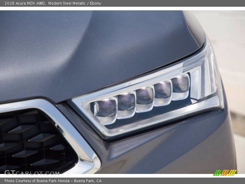 Modern Steel Metallic / Ebony 2018 Acura MDX AWD