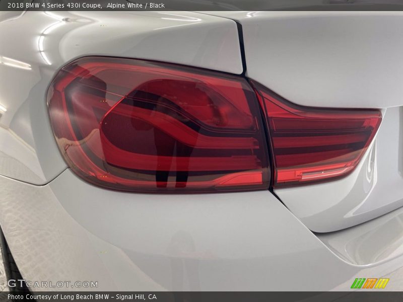 Alpine White / Black 2018 BMW 4 Series 430i Coupe