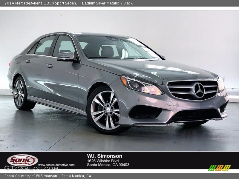 Paladium Silver Metallic / Black 2014 Mercedes-Benz E 350 Sport Sedan