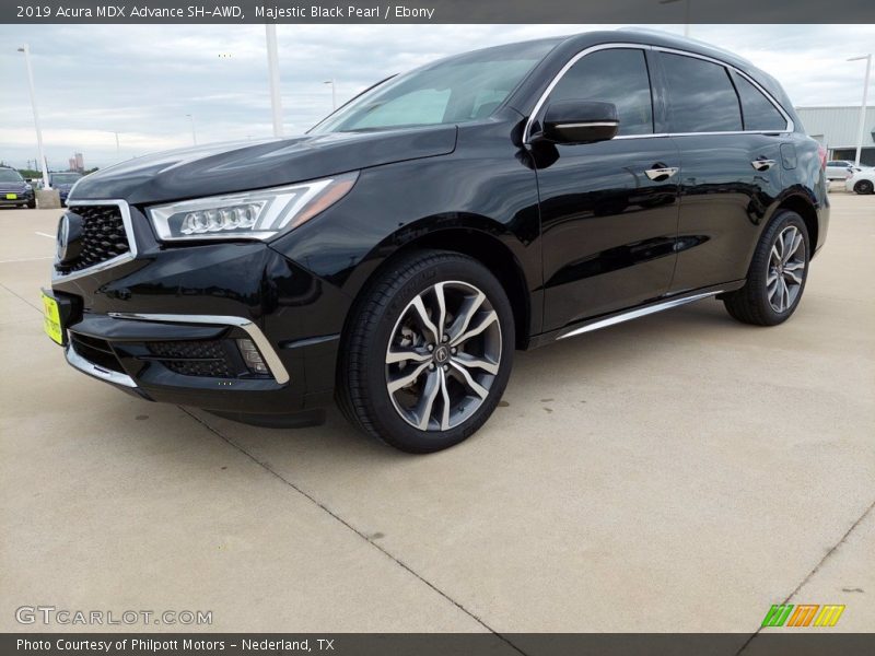 Majestic Black Pearl / Ebony 2019 Acura MDX Advance SH-AWD