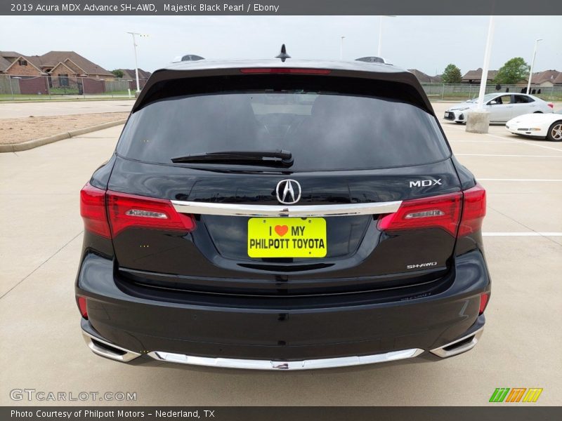 Majestic Black Pearl / Ebony 2019 Acura MDX Advance SH-AWD