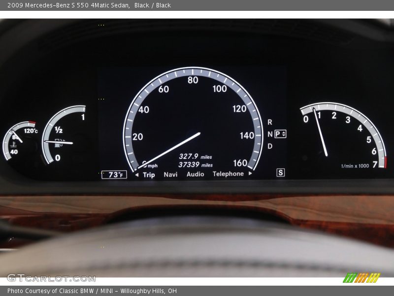 Black / Black 2009 Mercedes-Benz S 550 4Matic Sedan