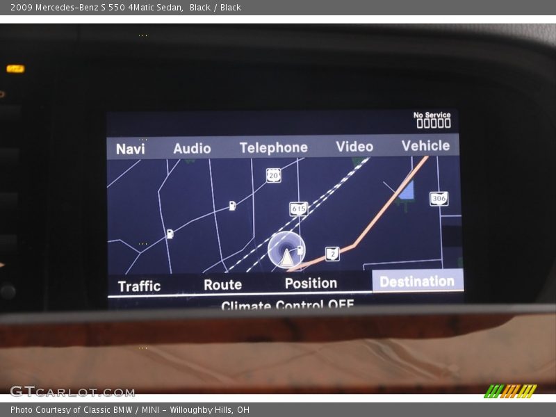 Black / Black 2009 Mercedes-Benz S 550 4Matic Sedan