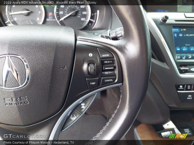 Majestic Black Pearl / Ebony 2019 Acura MDX Advance SH-AWD