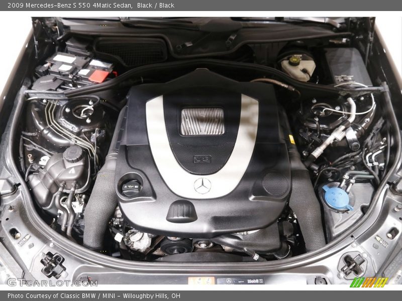 Black / Black 2009 Mercedes-Benz S 550 4Matic Sedan