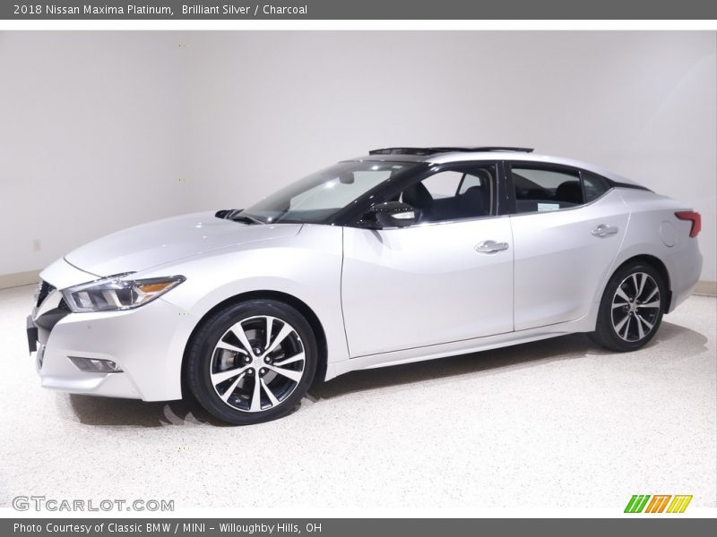 Brilliant Silver / Charcoal 2018 Nissan Maxima Platinum